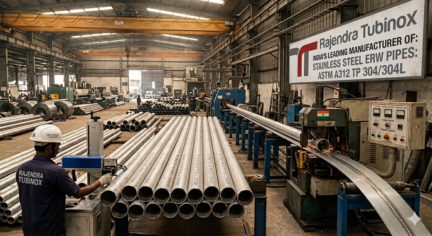 ASTM A312 TP 304/304L ERW Pipes